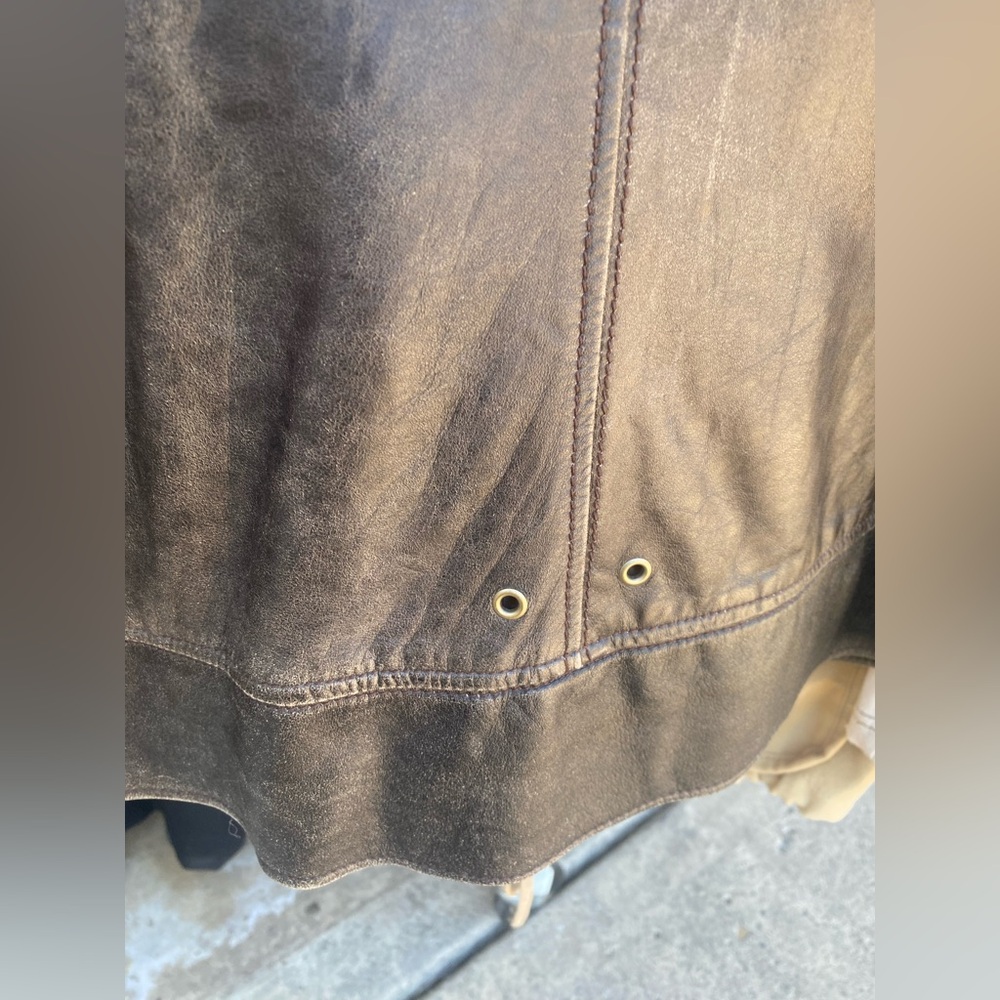 Mike & Chris Black Leather Men's Jacket - Picture 6 of 12